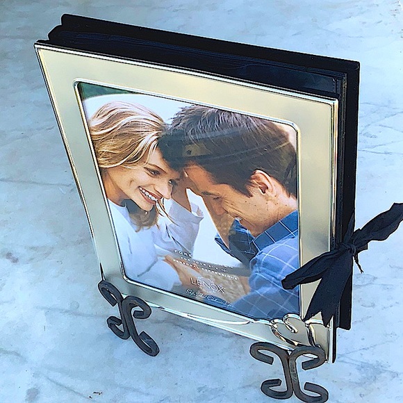 LENOX FOREVERMORE ALBUM NEW 8 BY 10 SILVER BLACK - Picture 2 of 11